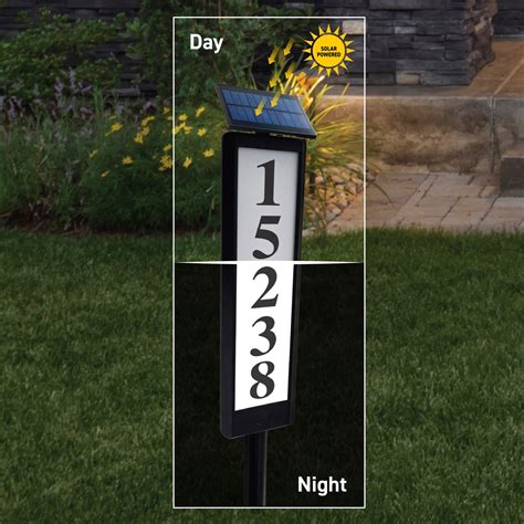 Sensor Brite® Solar-Powered Address Sign | Woman Within