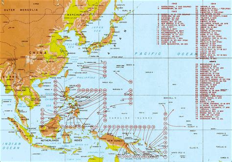 World War Ii In The Pacific Map Worksheet - Free Worksheets Printable