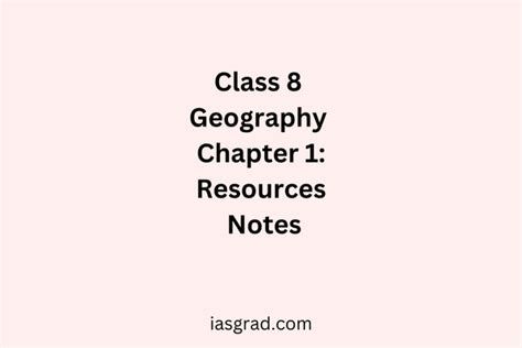 Class 8 Geography Notes 的图像结果