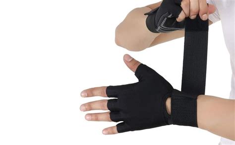 Buy WMX Unisex Leather Gym Gloves | For Professional Weightlifting ...