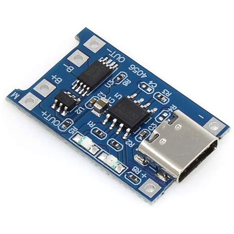 Image result for TP4056 Lithium Cell Charger Module with Battery Protection