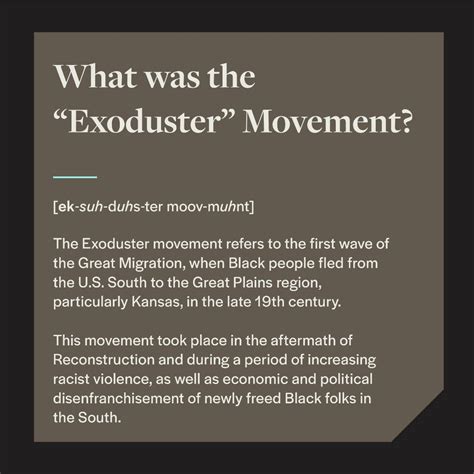 The Who We Are Project on LinkedIn: What was the “Exoduster” Movement ...