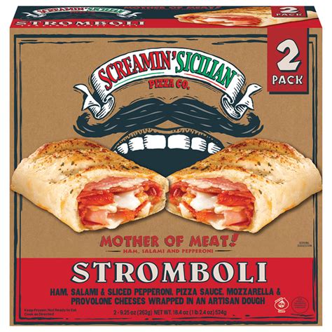 Screamin' Sicilian Stromboli, Mother of Meat!, 2 Pack (9.25 oz ...