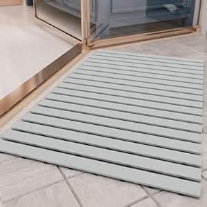 Buy Eurotex Premium Shower Mat Anti Slip, Striped Anti Skid Bath, Stand ...