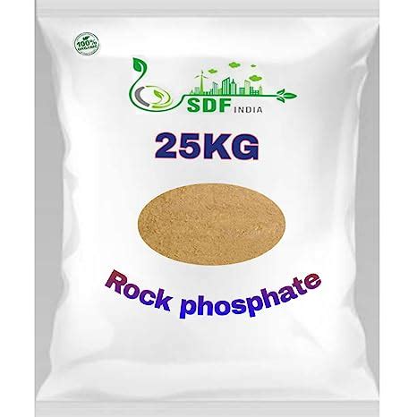 SDF INDIA Organic Rock Phosphate Essential Fertilizer All Purpose ...