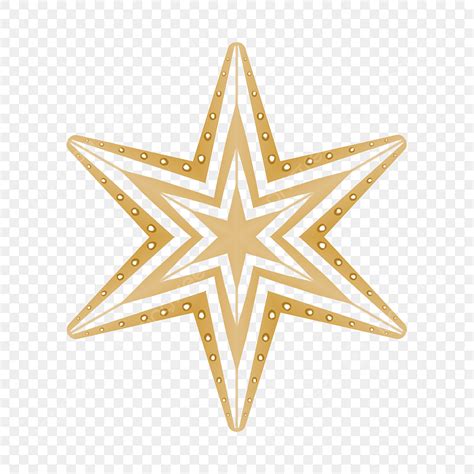 Gold Christmas Star Clip Art