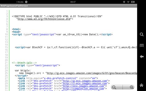 View Web Page Source Code (Ad Free) - App on Amazon Appstore