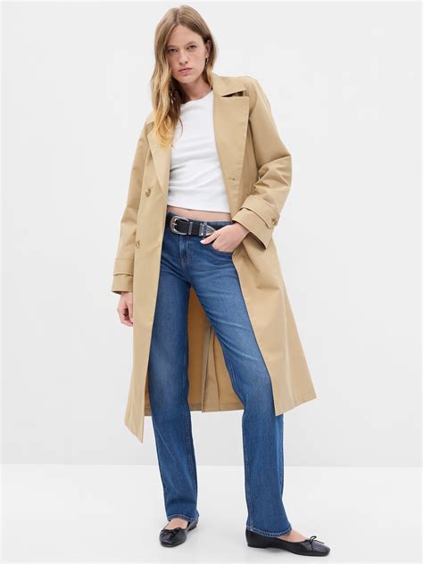 Gap Icon Trench Coat In Khaki Tan | ModeSens