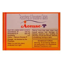 Acenac-P Tablet | Uses, Side Effects, Price | Apollo Pharmacy