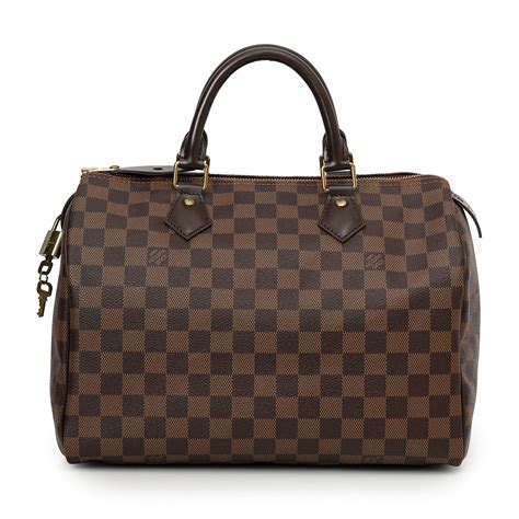 Louis Vuitton Damier Ebene Speedy 30 Bag – Shop Pre-Loved 100% ...