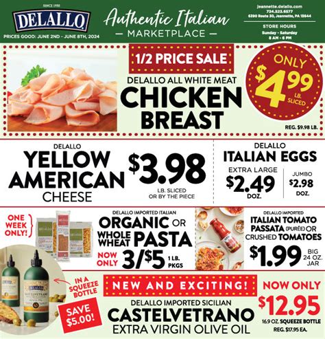 Weekly Italian Marketplace Ad Page 3 - DeLallo Italian Marketplace