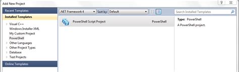 Image result for PowerShell UI in Visual Studio 2019