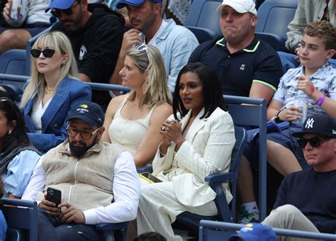 Celebrities at the US Open Tennis 的图像结果