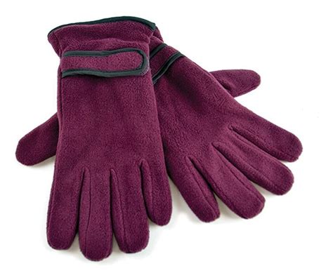 Ladies Womens Soft Polar Fleece Thinsulate Lined Thermal Winter Gloves ...
