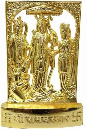 Banaras Box Brass HandMade Lord Ram Darbar|Religious Indian Art Statue ...