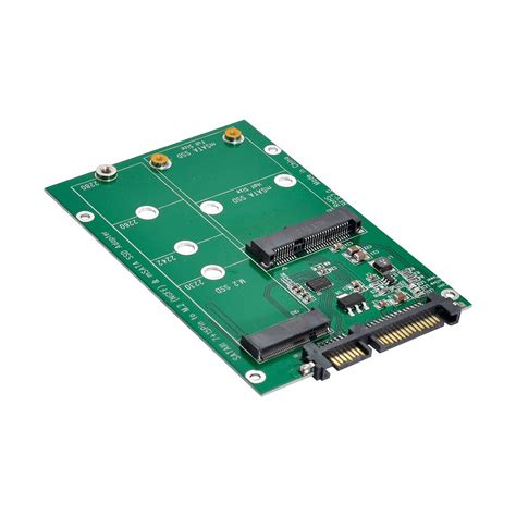 NFHK 2 in 1 Combo Mini PCI- E 2 Lane M.2 NGFF & mSATA SSD to SATA 3.0 ...