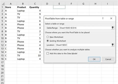 Image result for How to Convert Excel Data into PivotTable