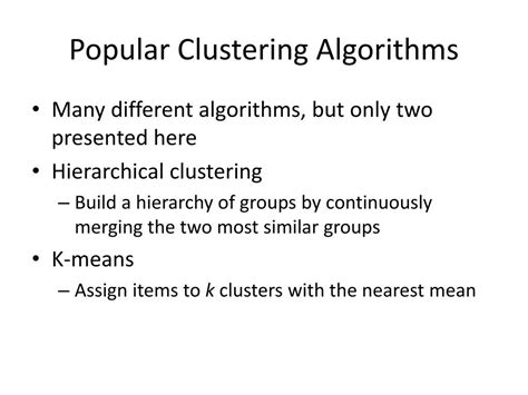 PPT - Clustering Algorithms PowerPoint Presentation, free download - ID ...