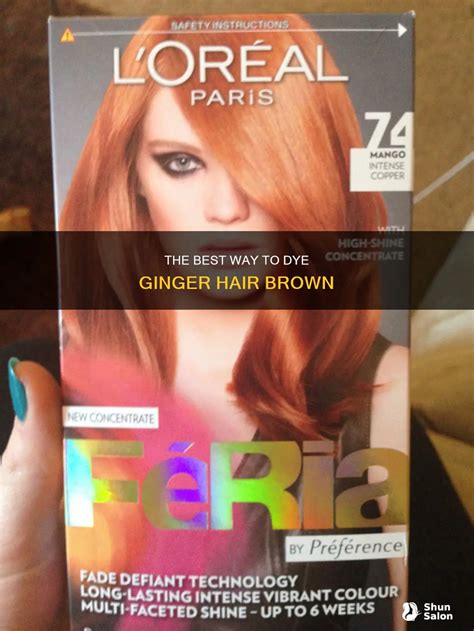 The Best Way To Dye Ginger Hair Brown | ShunSalon