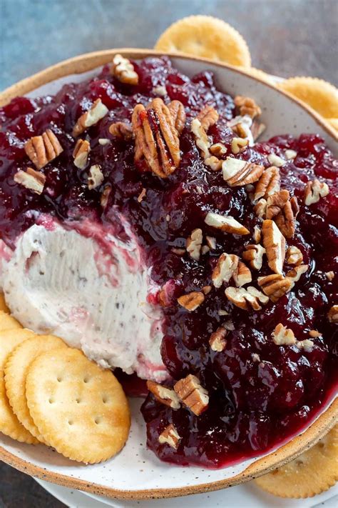 Easy Cranberry Cream Cheese Dip Recipe for Holidays