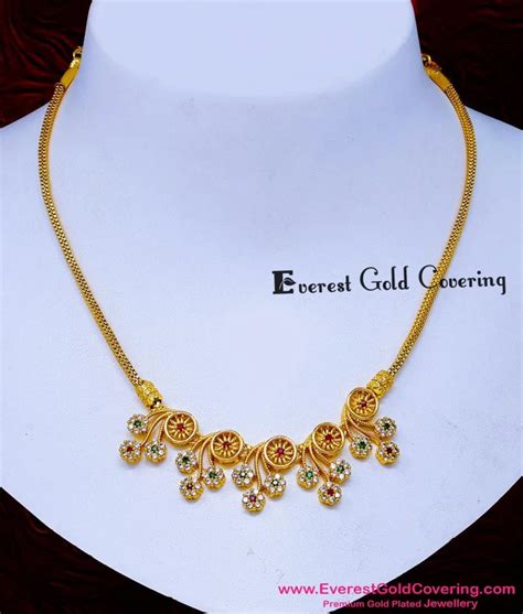 Buy Latest Stone Pendant Office Wear Necklace Light Weight