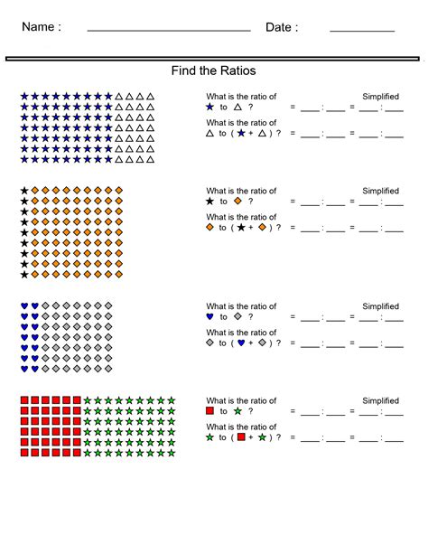 Ratio Worksheets - Simple Ratio Worksheets - Find the Ratios | Made By Teachers