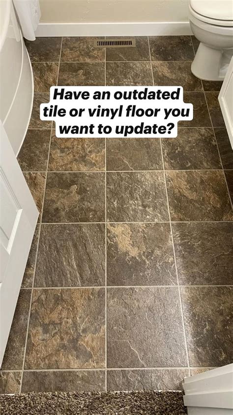 Have an outdated tile or vinyl floor you want to update paint stencil ...