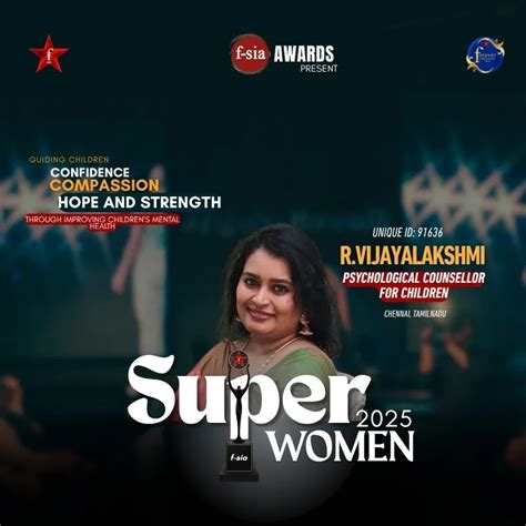 Dr. R.Vijayalakshmi | Psychological Counsellor for Children | Chennai ...