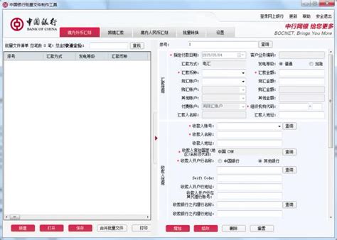 中国银行柜台汇款批量文件制作工具安装截图预览-IT猫扑网