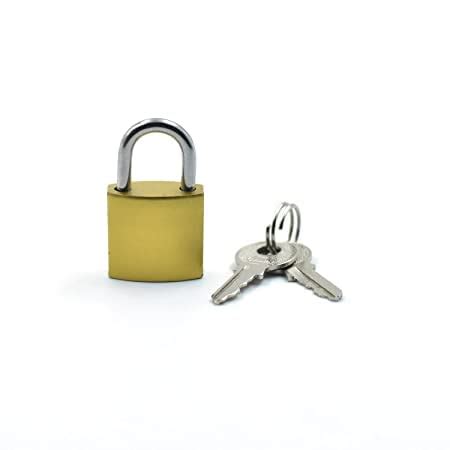 20 mm Copper Lock with 2 Additional Keys (Pack of 2) : Amazon.in: Home ...