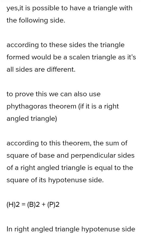 draw triangles with two sides 4 cm and 3 cm. write the pecularities of ...