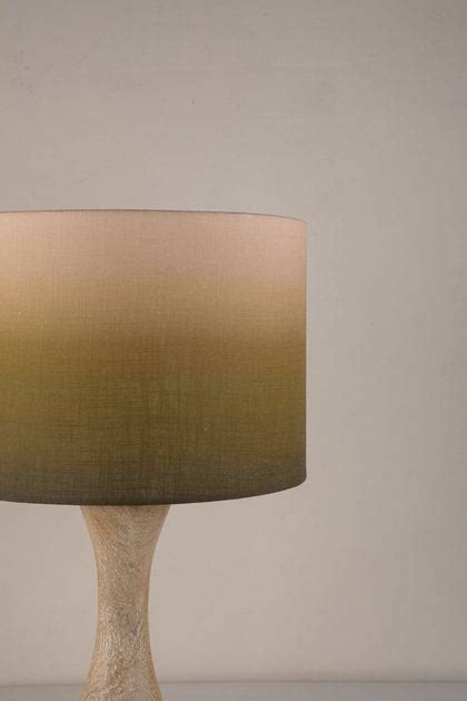 Buy Akshaya Digitally Printed Green Fabric Large Drum Lampshade Online ...