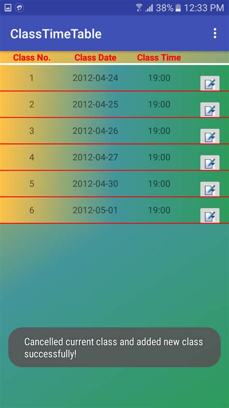 Image result for Timetable Java