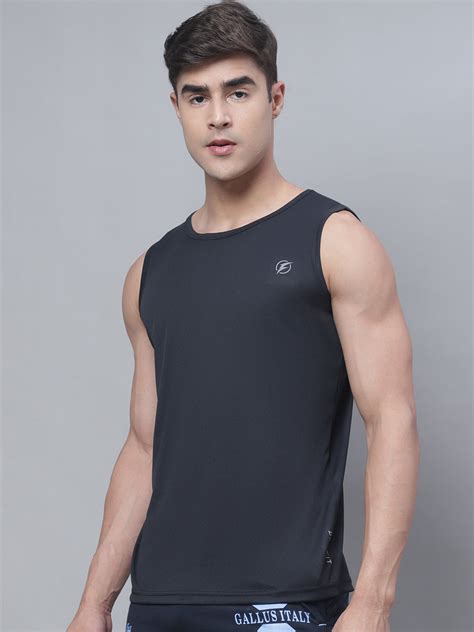 Round Neck Sleeveless Anti Odor Breathable Skin Friendly Sports Vest