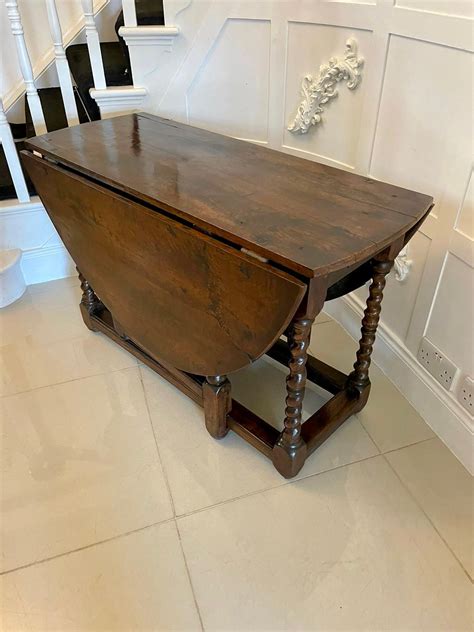 Antique 17th Century Oak Gateleg Table For Sale at 1stDibs | gateleg ...