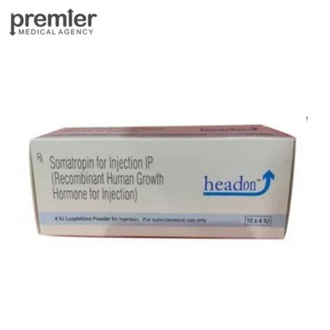 Injectable Products - Headon Injection 40iu Allopathic Somatropin, For ...