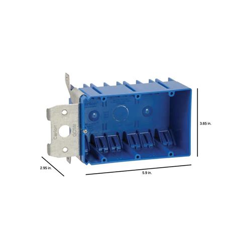 3-Gang 49 cu. in. PVC New Work Adjustable Electrical India | Ubuy