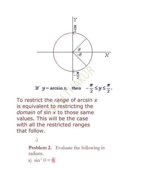 Inverse trigonometric functions xii[1] | DOCX