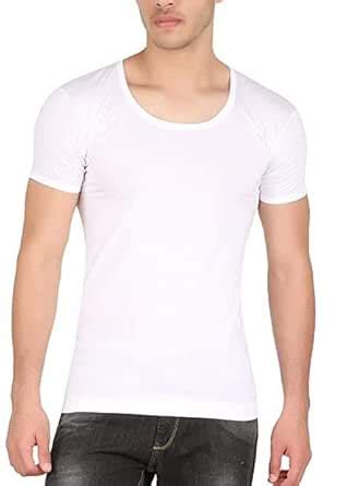 Buy Mens White Half Sleeve Vest (S) at Amazon.in