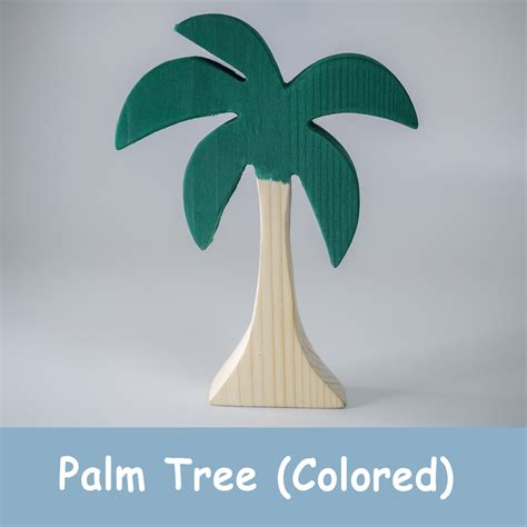 Colored Wooden Palm Tree Toys – MoonToys