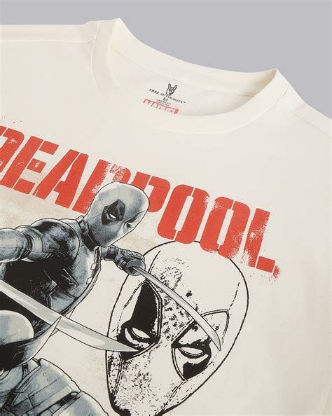 Deadpool & Wolverine Off White Oversized Tshirt Men – Free Authority