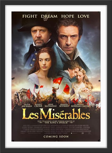 Les Miserables - 2012 - Original Movie Poster – Art of the Movies