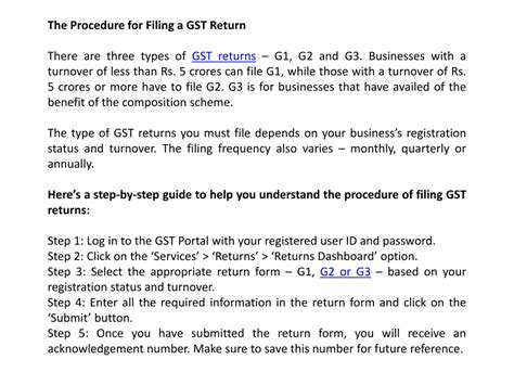 GST Return Filing Procedure 的图像结果