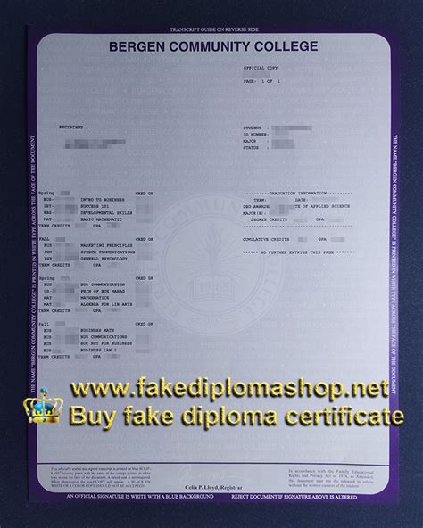 Image result for Community College Transcript