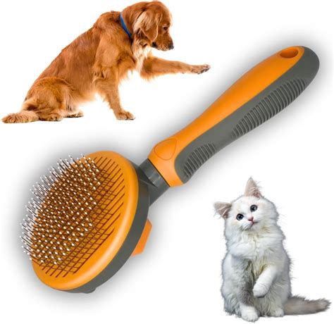 Amazon.com: Cat Brush, Pet Hair Cleaner Brush, Pet Grooming Cat and Dog ...