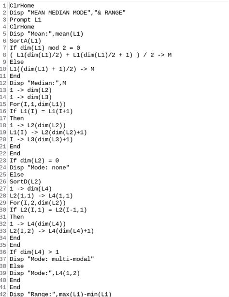 TI-84 Plus Ce Programs 的图像结果