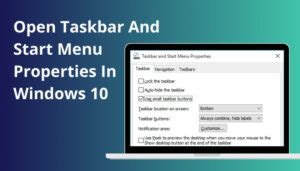 Image result for Taskbar Property