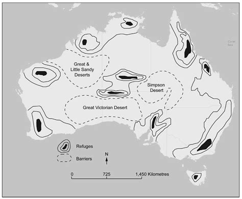 Figure 2 - from Human refugia in Australia during the Last
