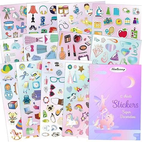 Buy Horiechaly Stickers Daily Stickers Collection for Grils, Children ...