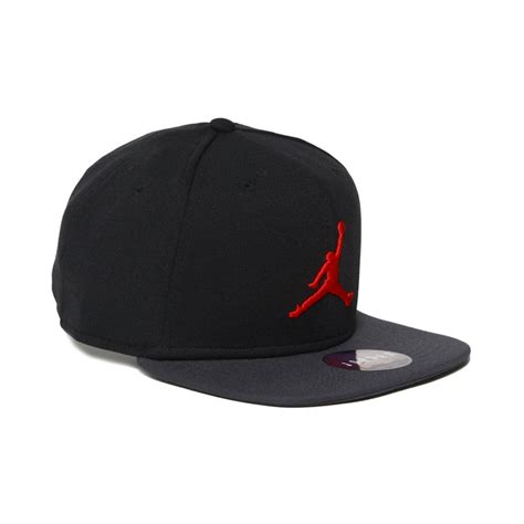 JORDAN BRAND JORDAN JUMPMAN SNAPBACK BLACK/DARK SHADOW/TRUE RED 18SU-I ...